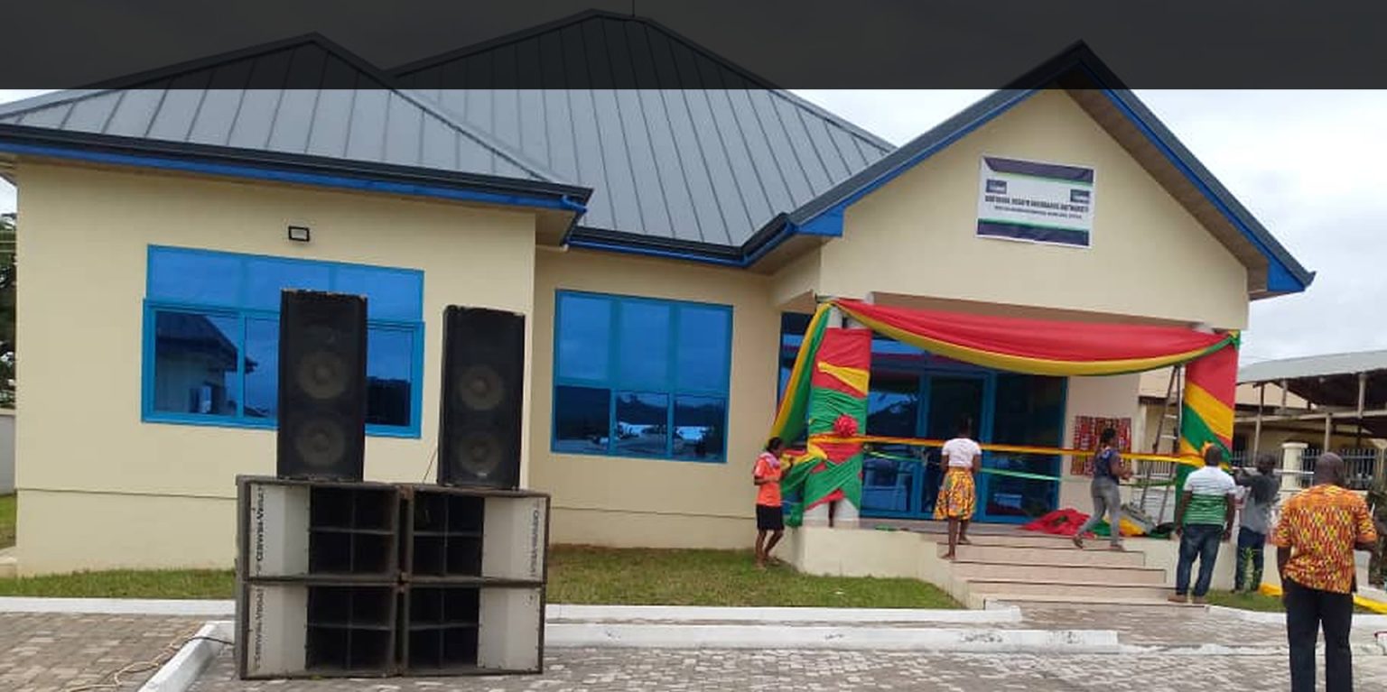 Commercial construction project in Kumasi by Kingspok Construction Works Limited